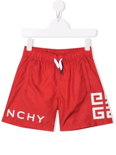 Givenchy Little Boy's & Boy's 4 G Logo Swim Shorts.